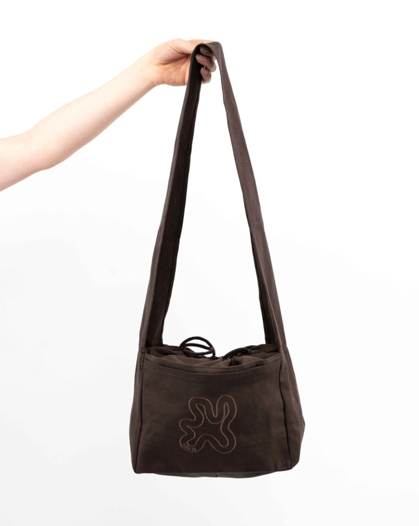 BROWN // MINI SHOPPER CROSSBODY - Image 4