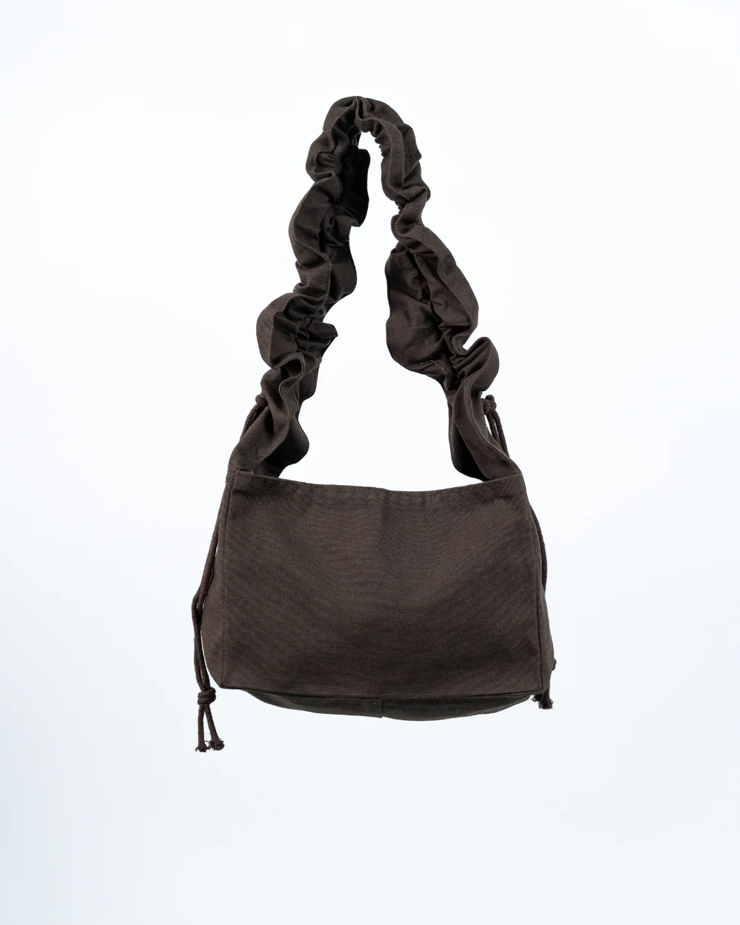 BROWN // RUFFLE MINI SHOPPER - Image 6
