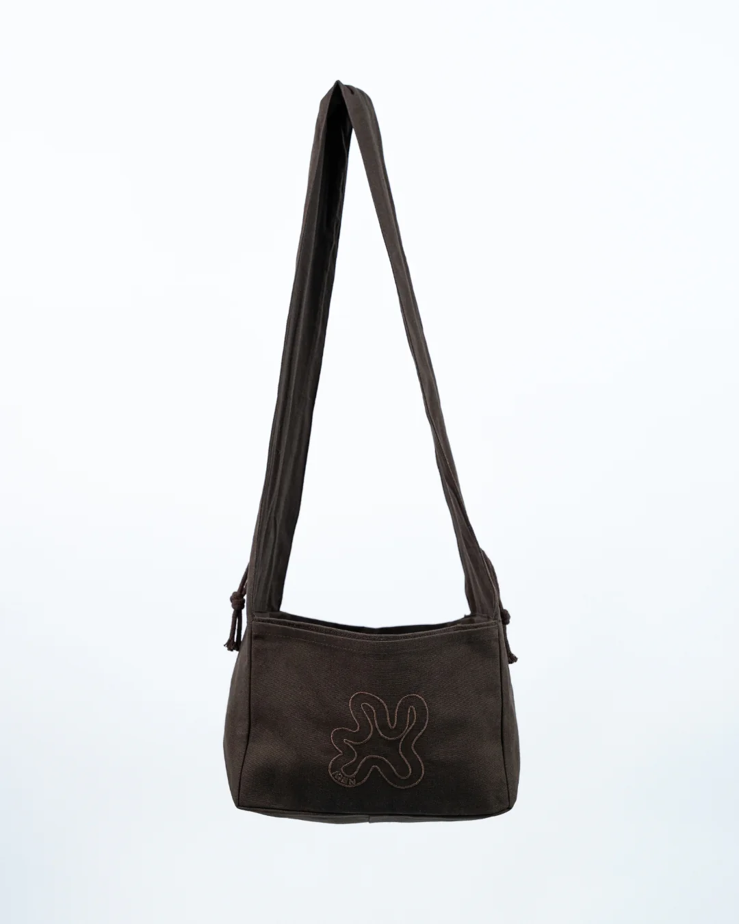 BROWN // RUFFLE MINI SHOPPER - Image 9