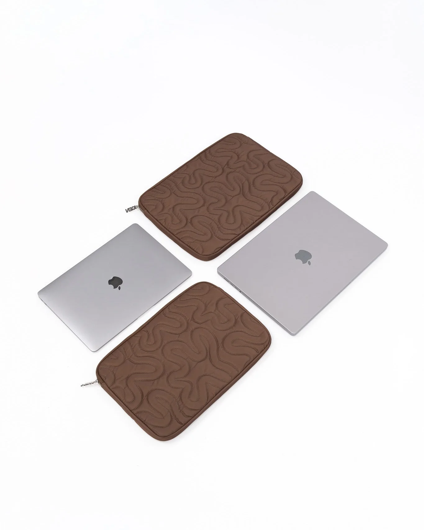 COMPUTER SWIRL SLEEVE // BROWN - Image 4