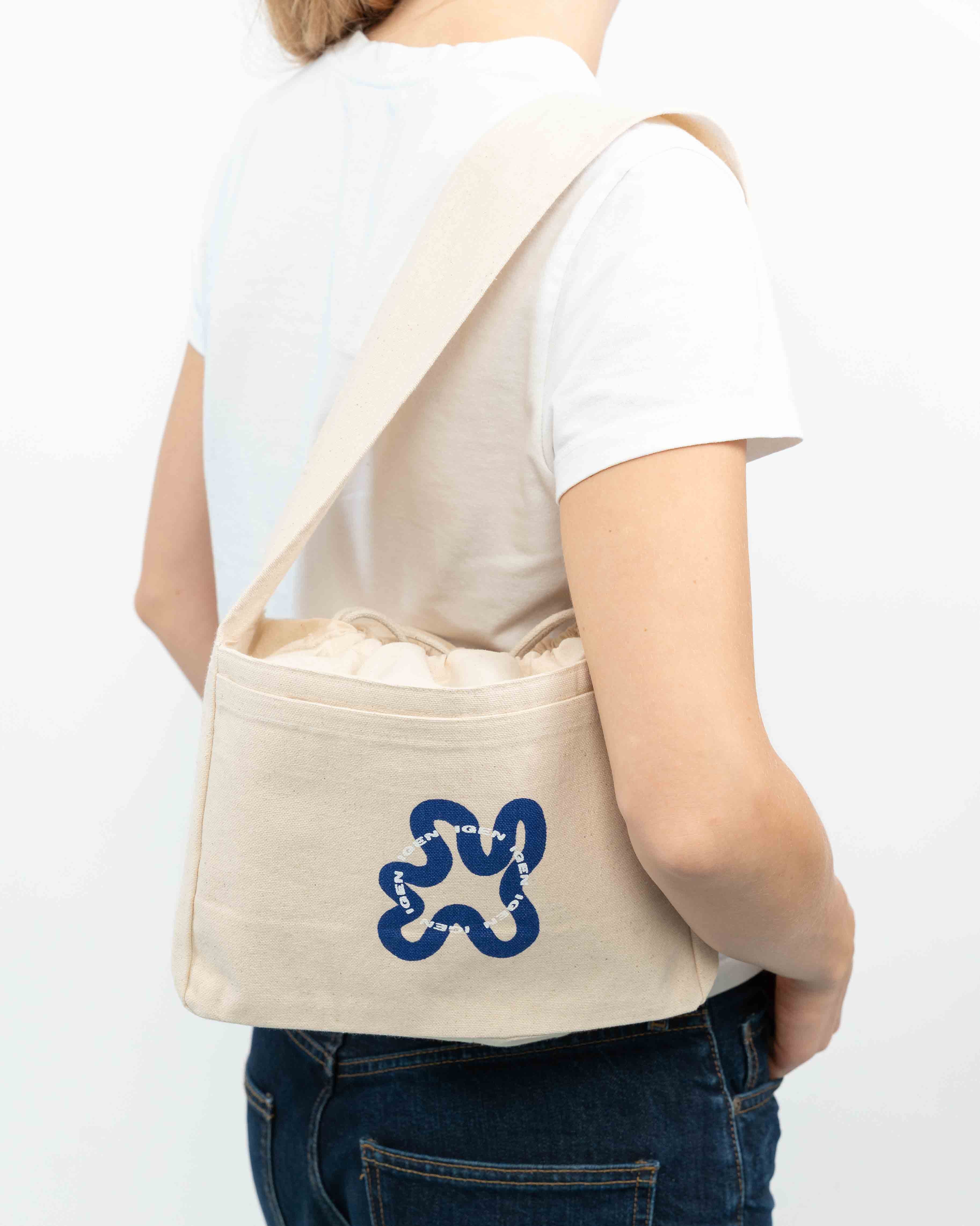 MINI SHOPPER // Blue Swirl - Image 4