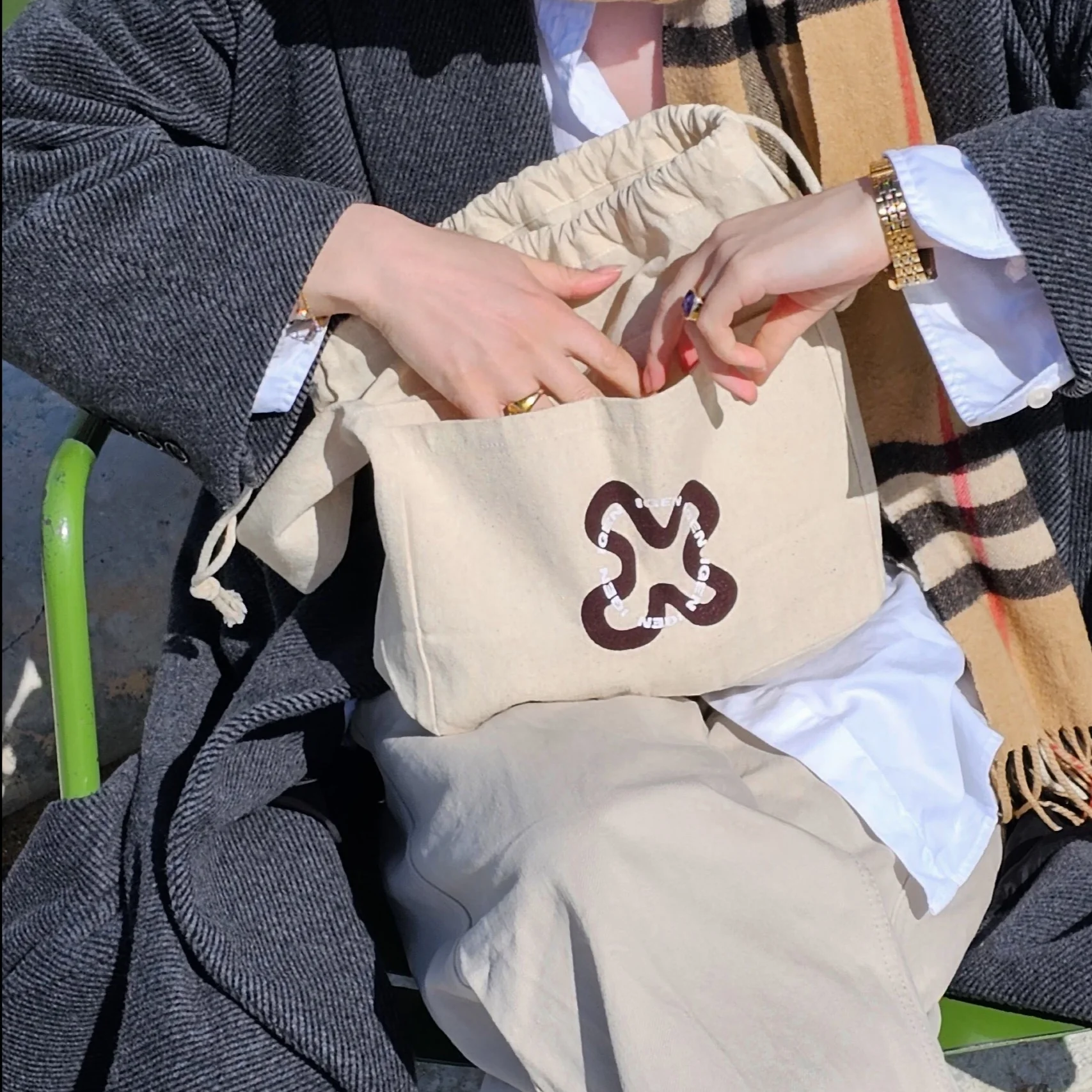 MINI SHOPPER // Brown Swirl - Image 5