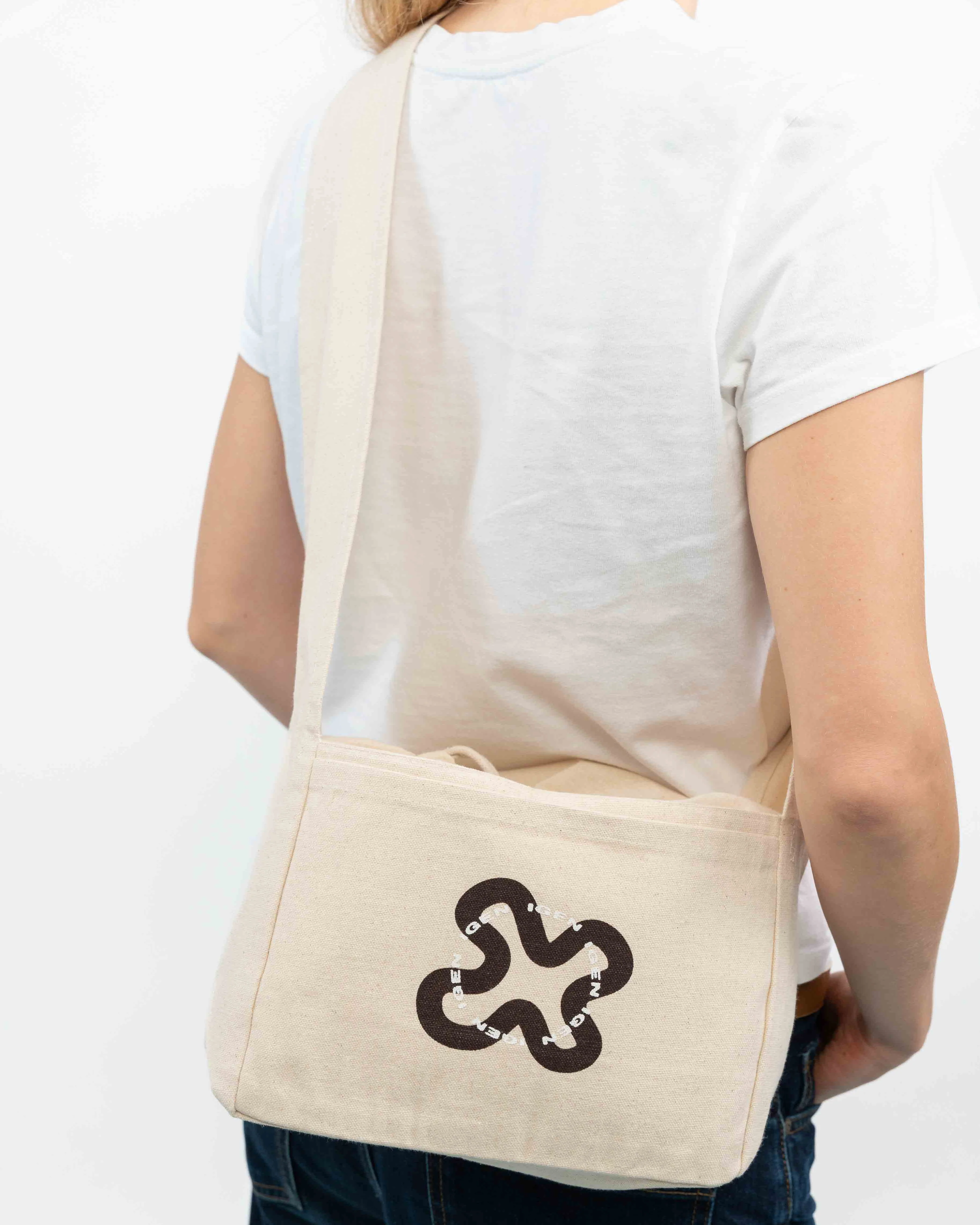 MINI SHOPPER CROSSBODY // Brown Swirl - Image 4