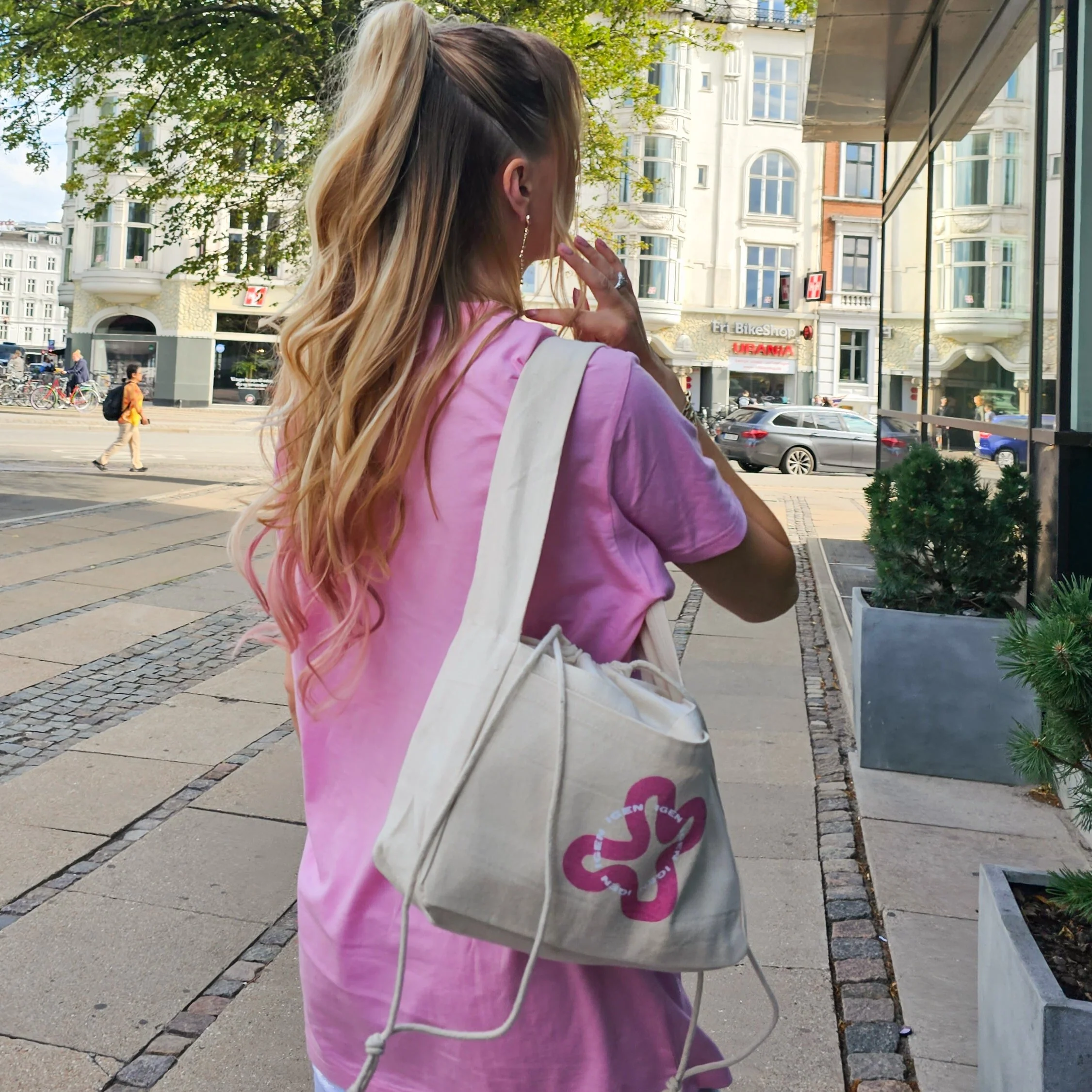 MINI SHOPPER // Pink Swirl - Image 3