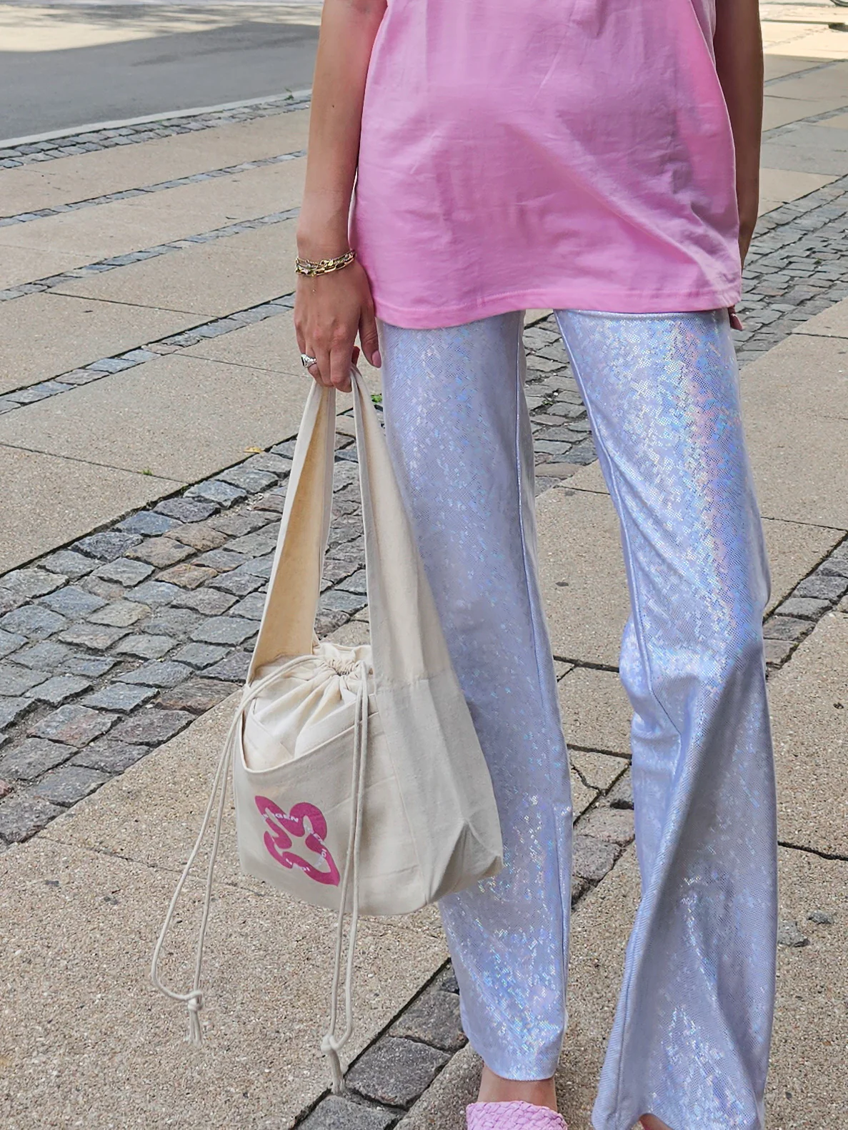 MINI SHOPPER // Pink Swirl - Image 4