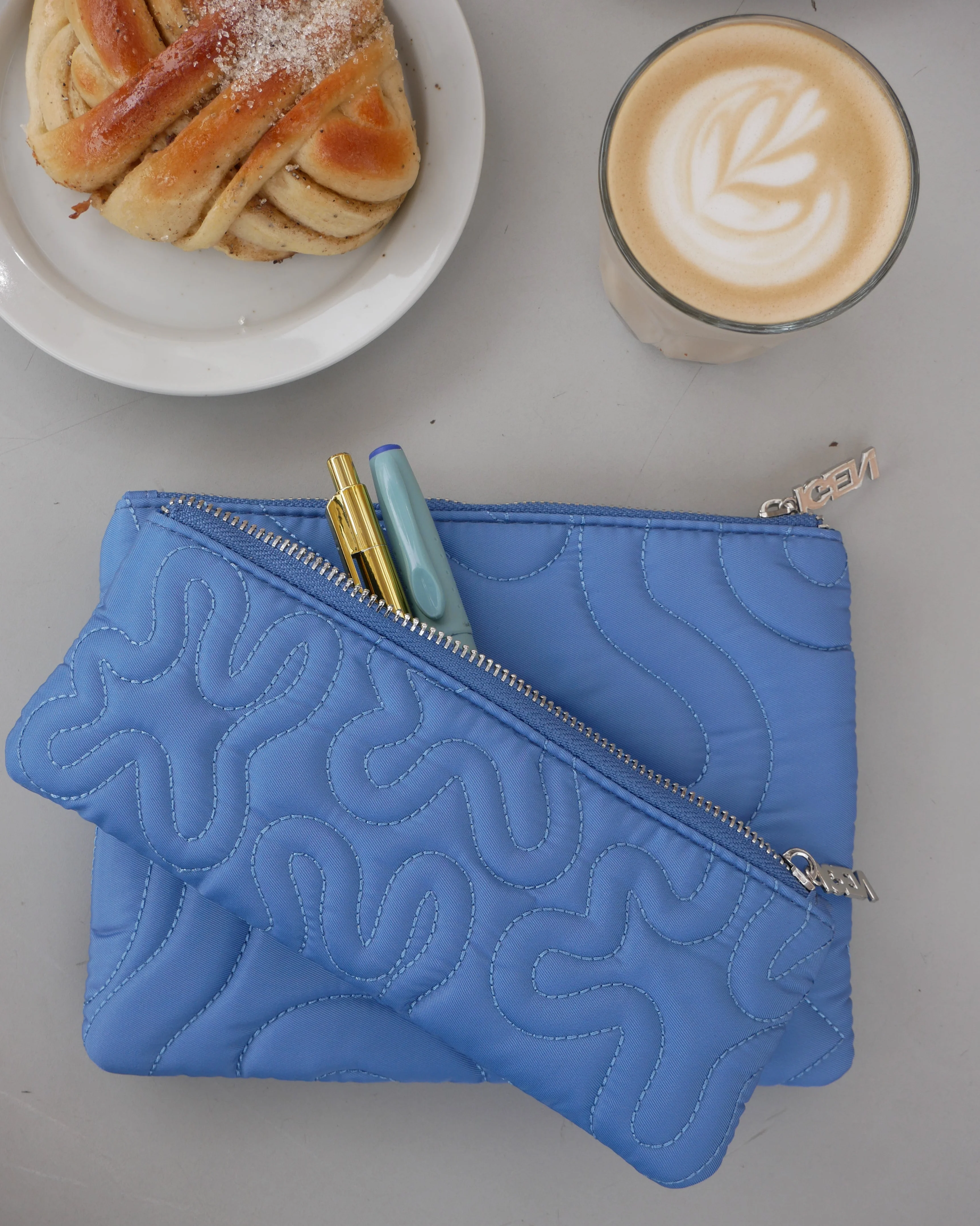 MINI SWIRL SLEEVE // BLUE - Image 3