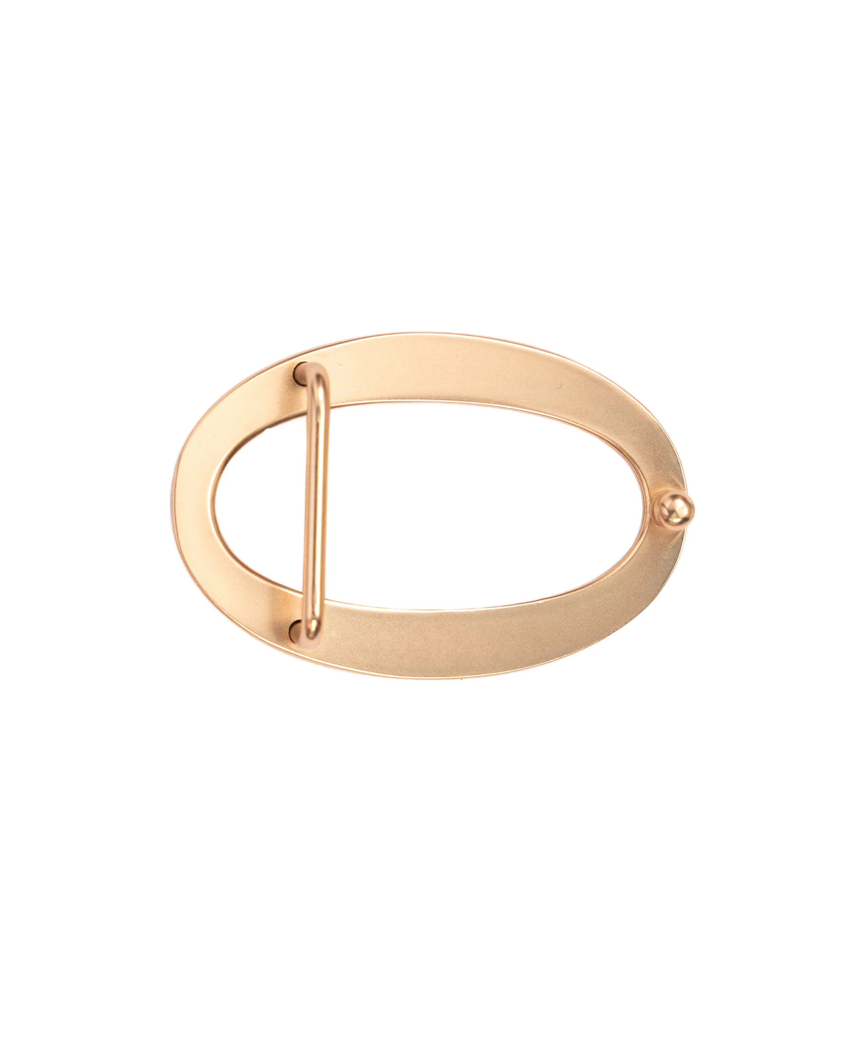 OVAL BUCKLE // Gold - Image 6