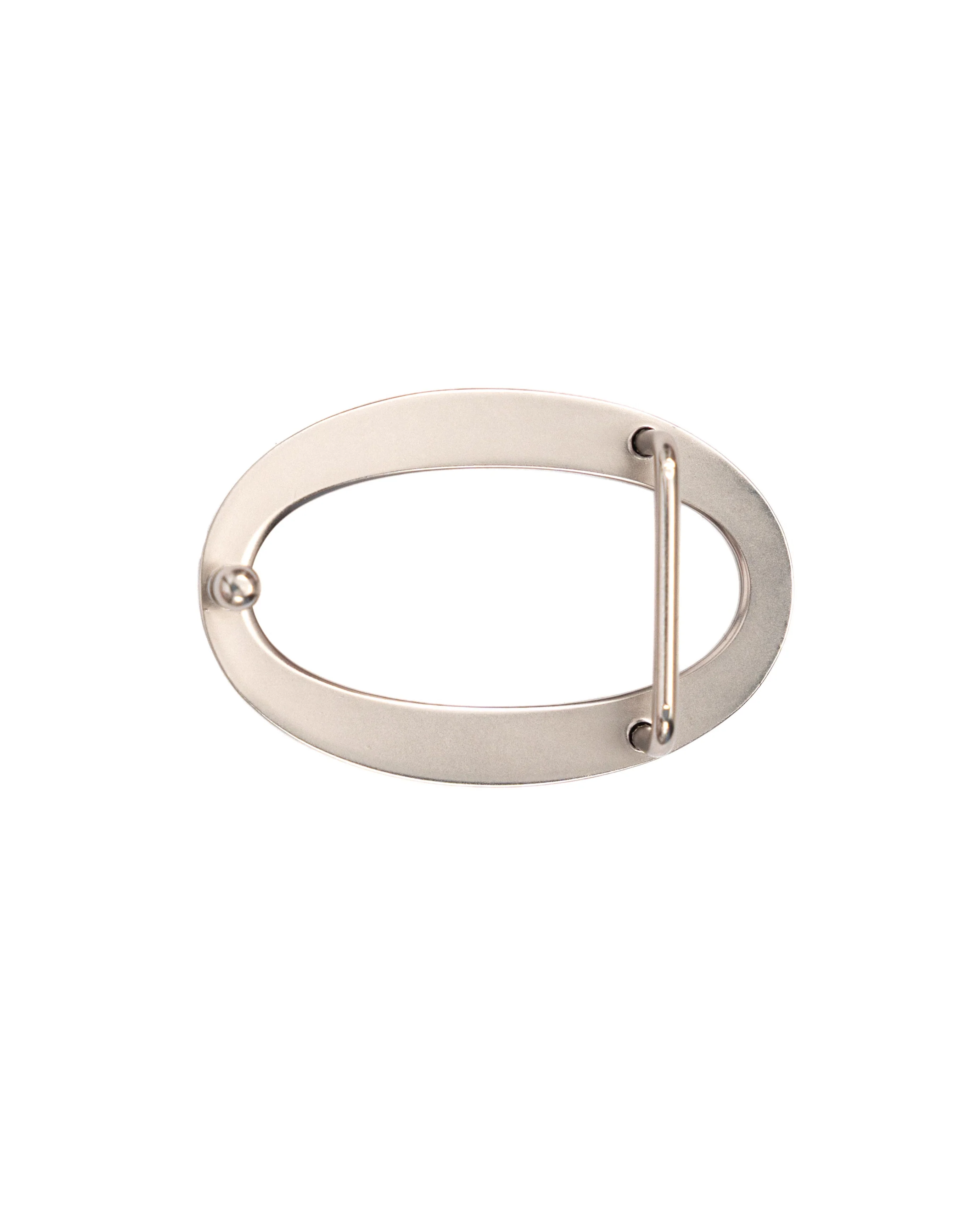 OVAL BUCKLE // Silver - Image 7