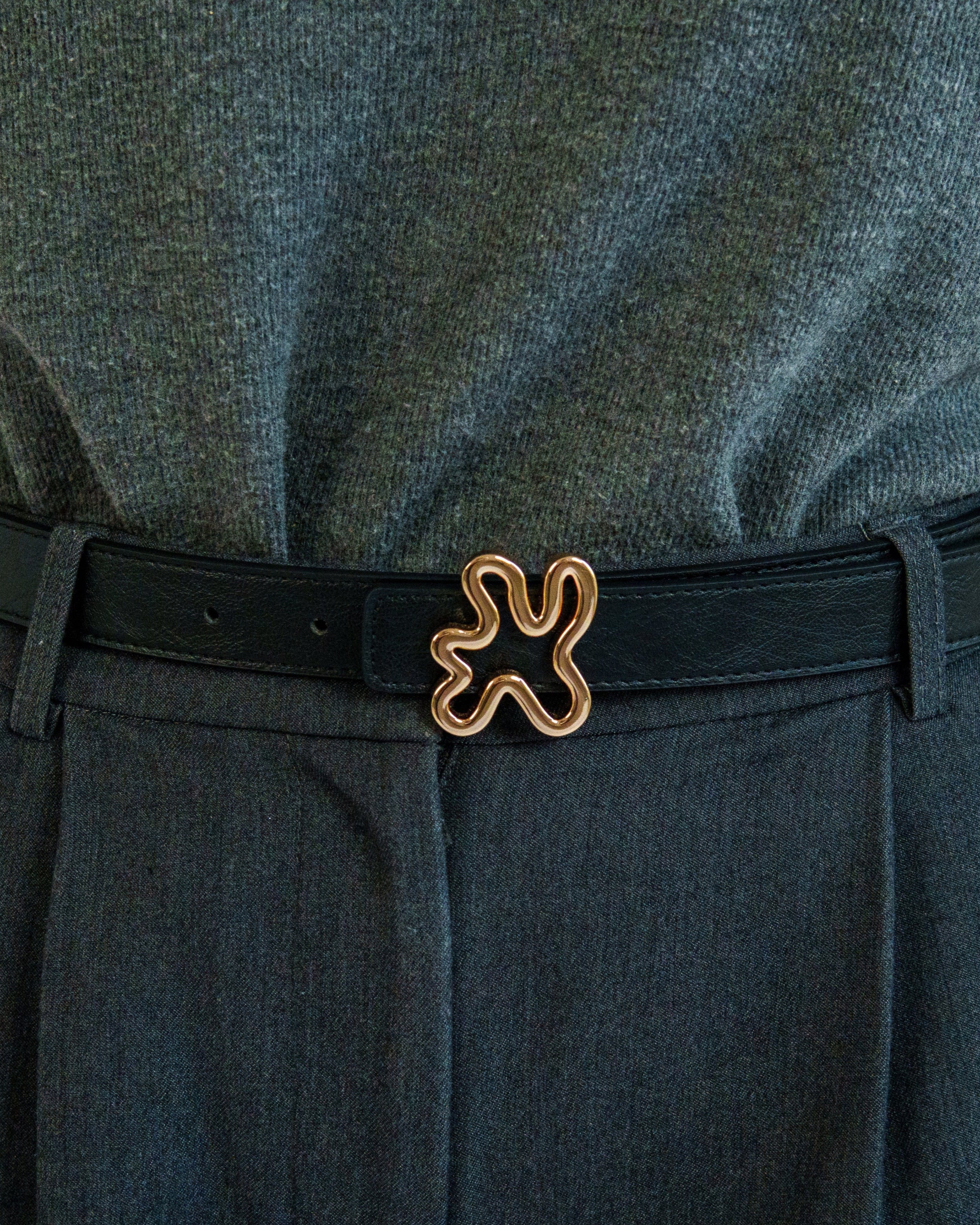 REVERSIBLE BELT STRAP // Brown & black - Image 3