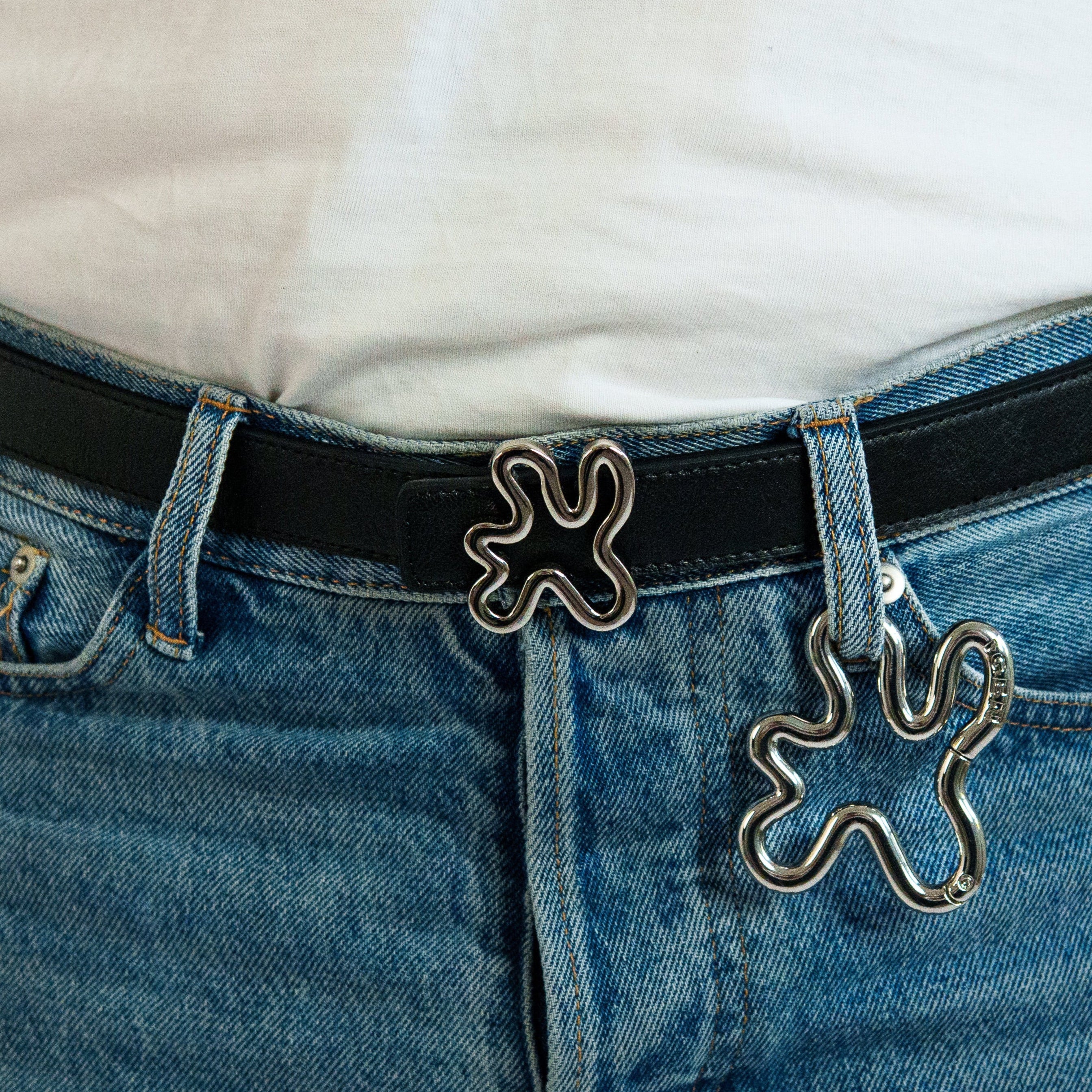 REVERSIBLE BELT STRAP // Brown & black - Image 4