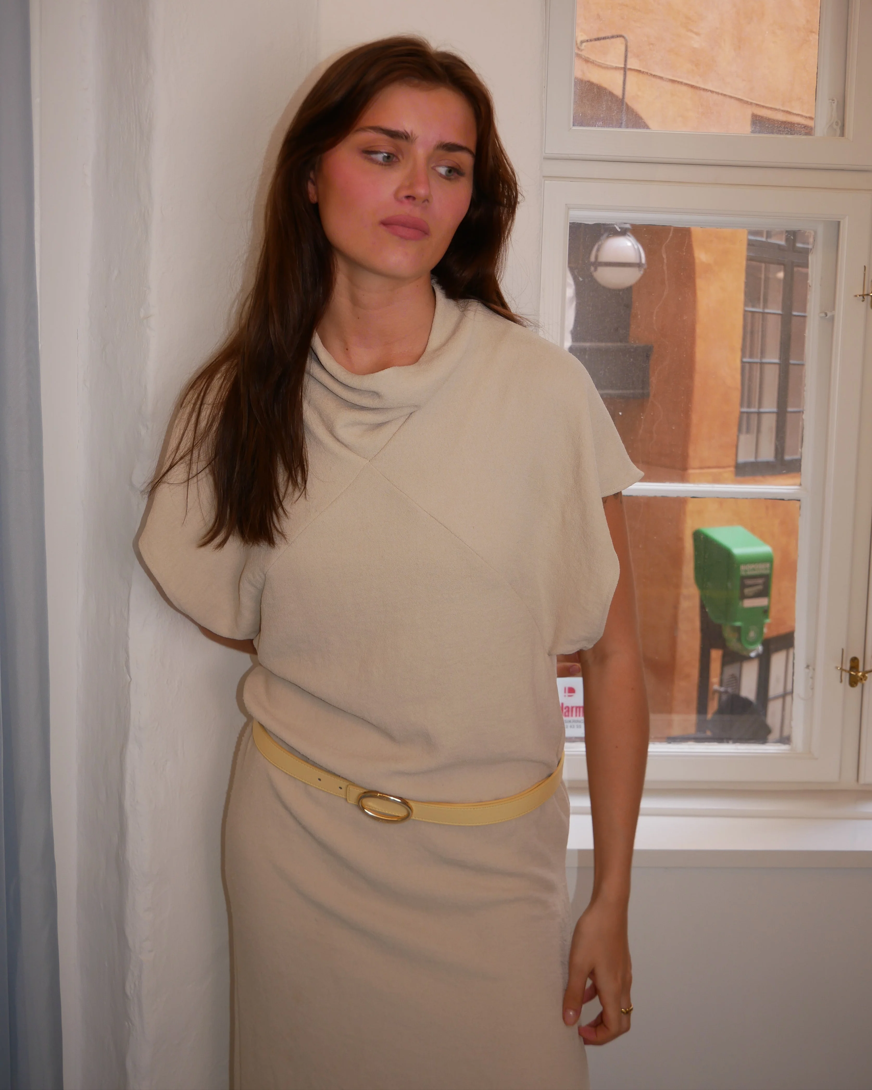 REVERSIBLE BELT STRAP // Butter Yellow & Cream - Image 9
