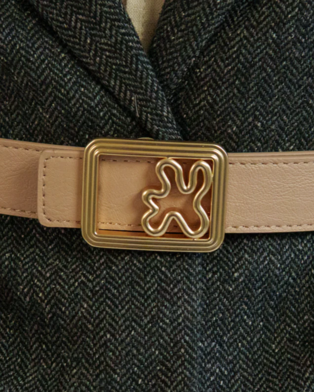 SQUARE BUCKLE // Gold - Image 6